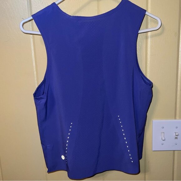 Lululemon Athletica Swift Ventilated Purple Indigo Tank Top Size 8 - Picture 12 of 13